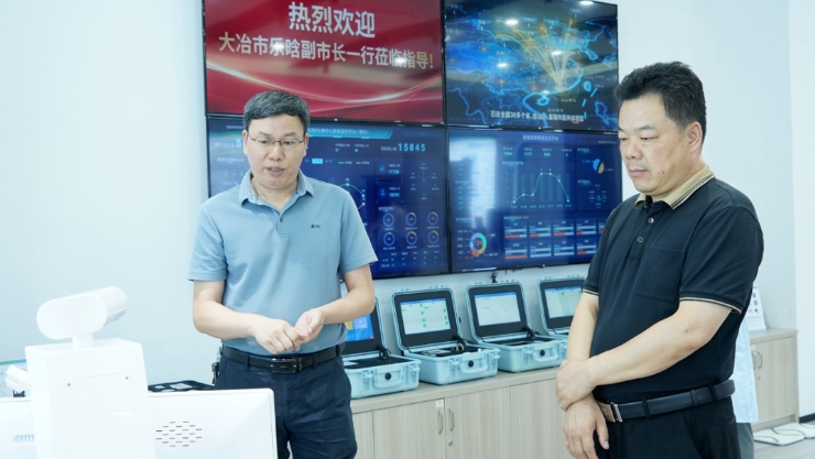 湖北省大冶市副市長樂晗率隊(duì)到攜康調(diào)研座談